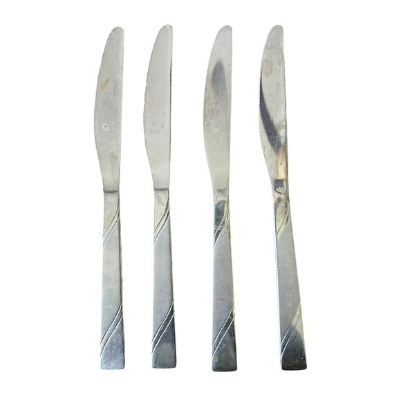 Set Of 4 Cambridge Silver Maren-Tessa Stainless Steel Knives - Picture 2 of 4